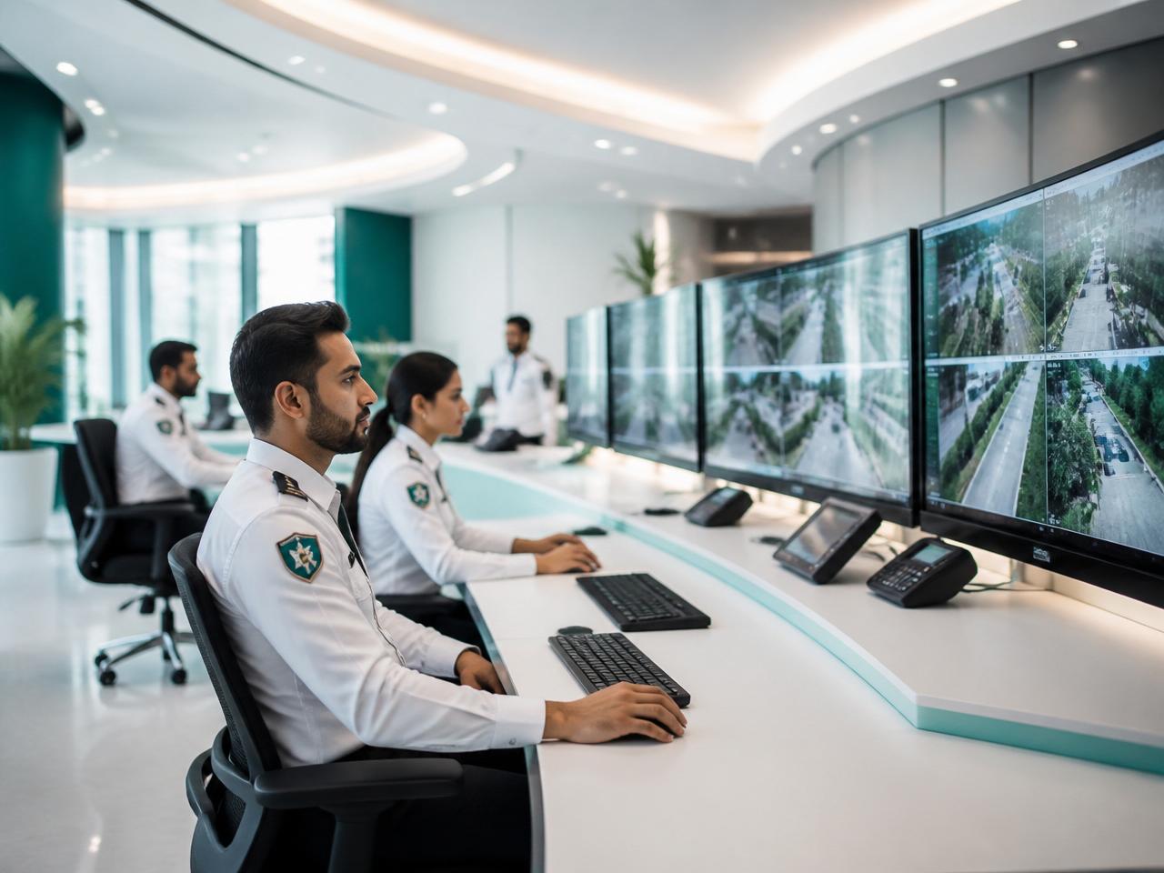 EverWatch modern security operations centre with live surveillance monitoring
